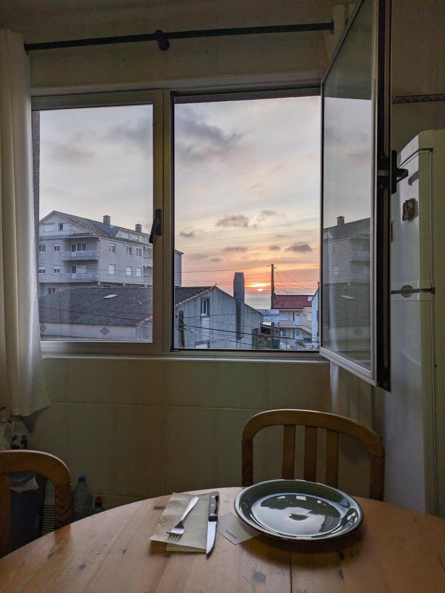 Apto En Muxia Con Vistas Al Mar Saude Doce Luaran gambar